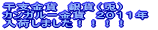 �V���o�[��� �P�������ׂ��܂����I